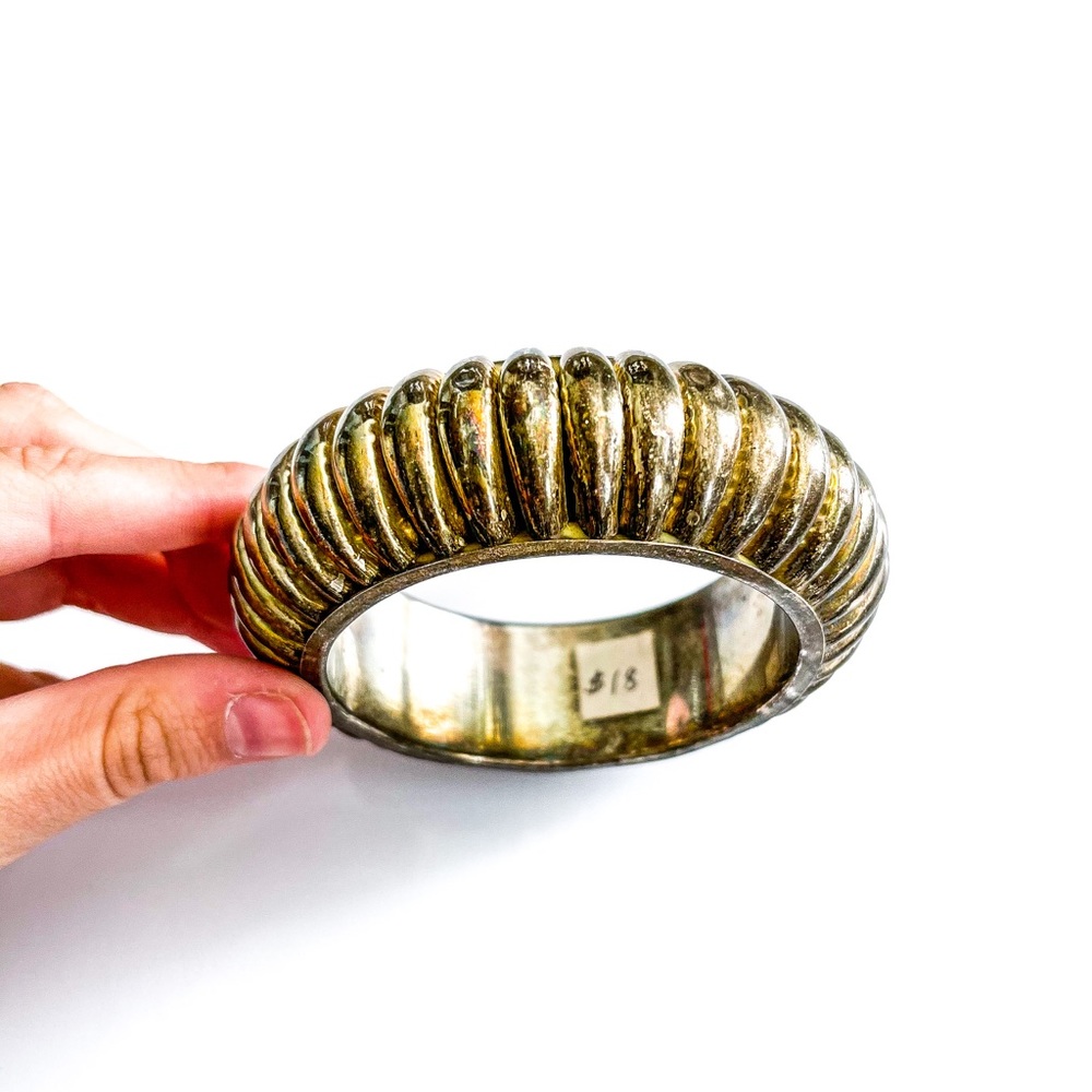 Silver and Gold Tone Cuff
